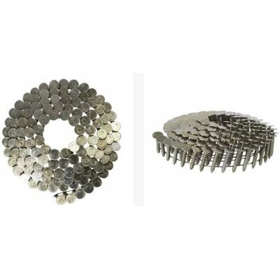 MILWAUKEE GWOŹDZIE 15° PIERŚCIENIOWE 3.05 x 25mm G-2160 DO M18 FRCN45 MILWAUKEE GWOŹDZIE 15° PIERŚCIENIOWE 3.05 x 25mm G-2160 DO M18 FRCN45