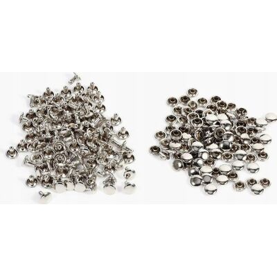 Inny producent NITY 100 SZTUK 8X8MM METALOWE PODWÓJNE DEKORACYJNE SKÓRZANE RZEMIEŚLNICZE Inny producent NITY 100 SZTUK 8X8MM METALOWE PODWÓJNE DEKORACYJNE SKÓRZANE RZEMIEŚLNICZE