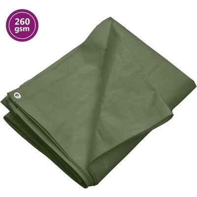 vidaXL Zielony 3x4m Tarp - Wytrzymała Osłona vidaXL Zielony 3x4m Tarp - Wytrzymała Osłona