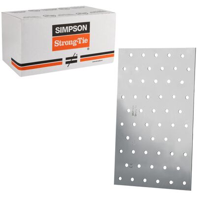 Simpson strong-tie Płytki perforowane łączniki płaskie Simpson NP 120x200 mm 50szt Simpson strong-tie Płytki perforowane łączniki płaskie Simpson NP 120x200 mm 50szt
