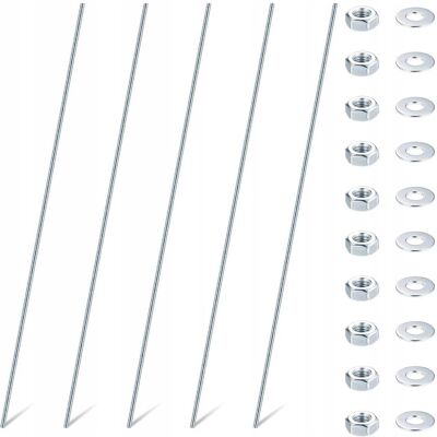Inny producent PRĘTY GWINTOWANE M5 300MM 5 SZTUK BOLEC METALOWY ZESTAW TRWAŁY Inny producent PRĘTY GWINTOWANE M5 300MM 5 SZTUK BOLEC METALOWY ZESTAW TRWAŁY