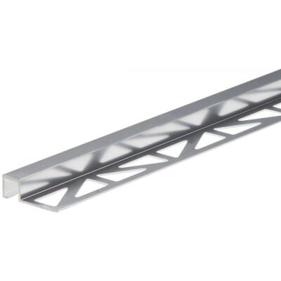 Profil do glazury AL krawędziowy kwadratowy 11x12mm listwa perf. trójkąt folia 1szt Cezar Srebrny El-Poler Błyszczące 2,50m Profil do glazury AL krawędziowy kwadratowy 11x12mm listwa perf. trójkąt folia 1szt Cezar Srebrny El-Poler Błyszczące 2,50m