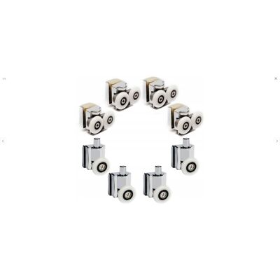 Pozostałe ROLKI DO KABINY PRYSZNICOWEJ DURASAN PARMA 24mm ROLKA KÓŁKA KOMPLET 8szt Pozostałe ROLKI DO KABINY PRYSZNICOWEJ DURASAN PARMA 24mm ROLKA KÓŁKA KOMPLET 8szt