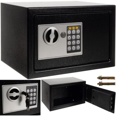 Malatec Elektroniczny sejf cyfrowy - 10L - Kod 3-8 cyfr - Czarny Malatec Elektroniczny sejf cyfrowy - 10L - Kod 3-8 cyfr - Czarny