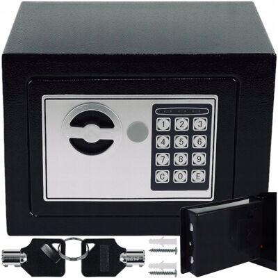 Iso Trade Sejf Elektroniczny Na Pieniądze Zamek Szyfr Klucz Kasetka Xl + Klucze Kołki Iso Trade Sejf Elektroniczny Na Pieniądze Zamek Szyfr Klucz Kasetka Xl + Klucze Kołki