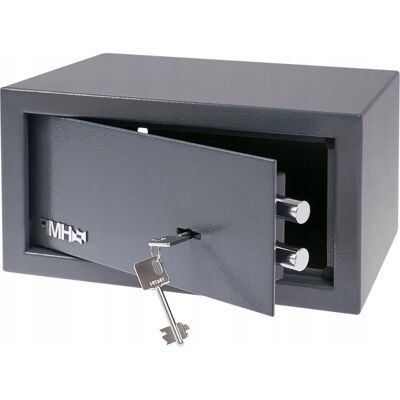 TRS SEJF MEBLOWY Z ZAMKIEM DWUBRODOWYM ANTRACYT 31,0 x 17,0 x 25,0 cm TRS SEJF MEBLOWY Z ZAMKIEM DWUBRODOWYM ANTRACYT 31,0 x 17,0 x 25,0 cm