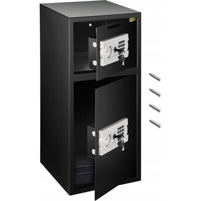 Vevor Sejf na szyfr elektroniczny kasetka kasa pancerna domowy +klucz 74 L Vevor Sejf na szyfr elektroniczny kasetka kasa pancerna domowy +klucz 74 L
