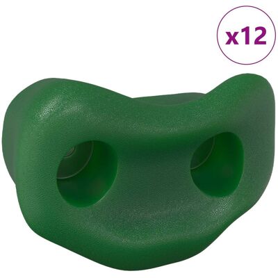 vidaXL Chwyt do wspinaczki 12 pcs Zielony 100 x 67 x 43 mm PP vidaXL Chwyt do wspinaczki 12 pcs Zielony 100 x 67 x 43 mm PP