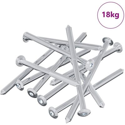vidaXL Śruba 1000 pcs Srebrny M6 x 100 mm Stal vidaXL Śruba 1000 pcs Srebrny M6 x 100 mm Stal