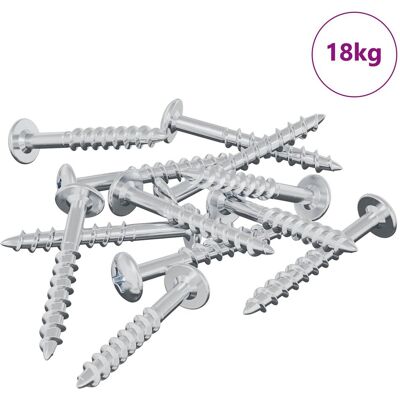 vidaXL Śruba 7792 pcs Srebrny 9,8 x 35 mm Żelazo vidaXL Śruba 7792 pcs Srebrny 9,8 x 35 mm Żelazo