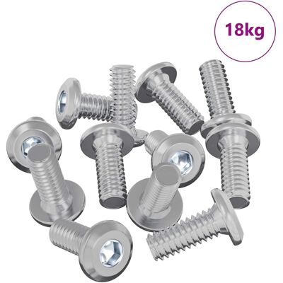 vidaXL Śruba z blokadą głowicy 3600 pcs Srebrny Stal vidaXL Śruba z blokadą głowicy 3600 pcs Srebrny Stal