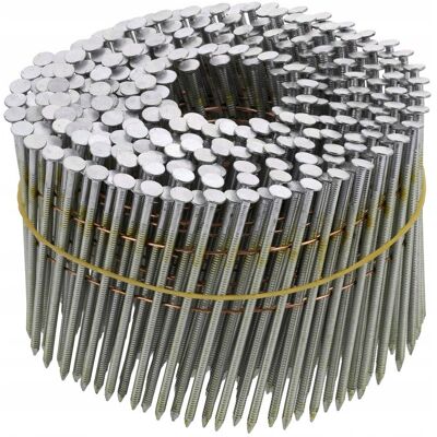 Vorel Gwoździe Bębnowe 75X2,5Mm 3600Sz Do Gwoździarek Koletowane Ocynkowane Vorel Gwoździe Bębnowe 75X2,5Mm 3600Sz Do Gwoździarek Koletowane Ocynkowane
