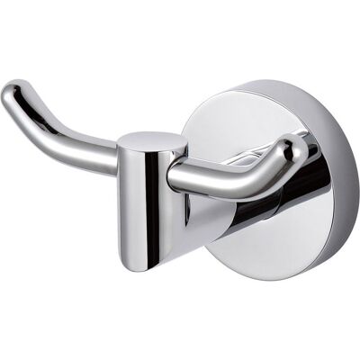 Wieszak łazienkowy na ręczniki haczyk podwójny ścienny chrom STELLA Classic 07.320 Wieszak łazienkowy na ręczniki haczyk podwójny ścienny chrom STELLA Classic 07.320