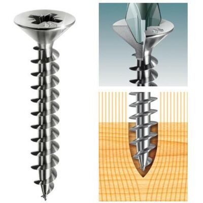 MUSTAD - panel-vit testa svasata piana - Ø5x30 - A2 - Screws MUSTAD - panel-vit testa svasata piana - Ø5x30 - A2 - Screws