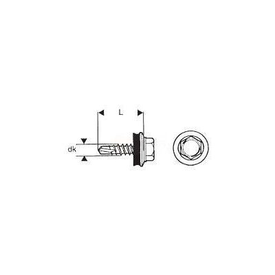 Etanco Wkręt Samowiertny 4.8*35Mm Ral 9002 Etanco Wkręt Samowiertny 4.8*35Mm Ral 9002