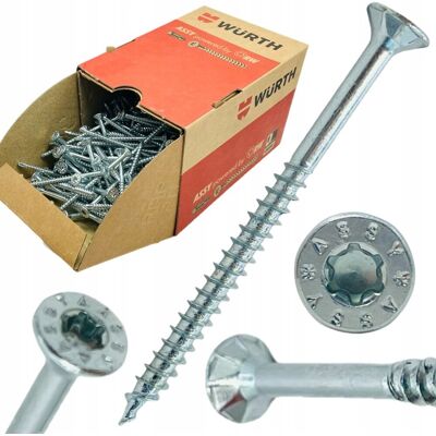 Würth Wkręty ASSY DO DREWNA konfirmaty Wurth 4x70/34 UNIWERSALNE 4 CSMP 200 szt Würth Wkręty ASSY DO DREWNA konfirmaty Wurth 4x70/34 UNIWERSALNE 4 CSMP 200 szt