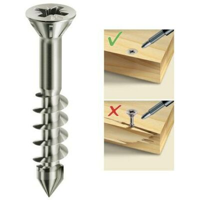 Wkręty do drewna4x40mm zapobiegające rozrywaniu się drewna, włoskiej firmy MUSTAD. Cena dotyczy 100 sztuk wkrętów! Wkręty do drewna4x40mm zapobiegające rozrywaniu się drewna, włoskiej firmy MUSTAD. Cena dotyczy 100 sztuk wkrętów!