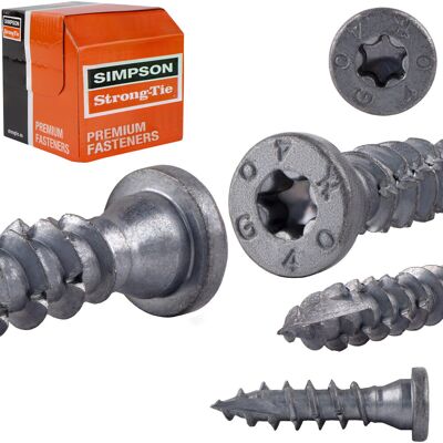 Simpson strong-tie Wkręty do złączy ciesielskich Simpson SSF 10x40 mm łeb okrągły 50szt Simpson strong-tie Wkręty do złączy ciesielskich Simpson SSF 10x40 mm łeb okrągły 50szt