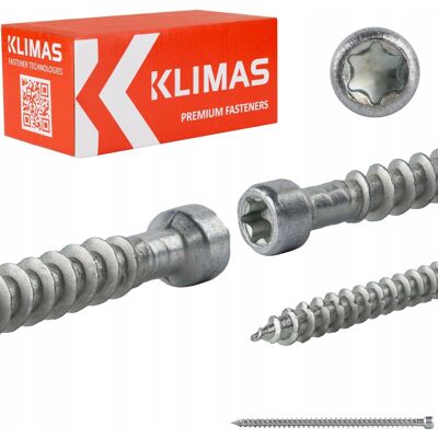 KLIMAS Wkręt-Met - WKFC-08140 - 8x140 mm - TX-40 - Śruba KLIMAS Wkręt-Met - WKFC-08140 - 8x140 mm - TX-40 - Śruba