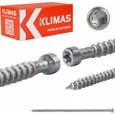 KLIMAS Wkręt-Met - WKFC-08220-B-(50)OP - 8x220 - Śruba KLIMAS Wkręt-Met - WKFC-08220-B-(50)OP - 8x220 - Śruba