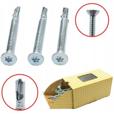 Wkręty samowiercące drewno do metalu 4,8 x45 mm PGB 500 szt. Wkręty samowiercące drewno do metalu 4,8 x45 mm PGB 500 szt.