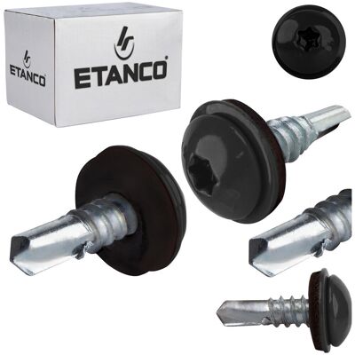 Wkręty samowiercące Etanco GT5 PH (Z14) 5,5x19 mm RAL 9005 250szt Wkręty samowiercące Etanco GT5 PH (Z14) 5,5x19 mm RAL 9005 250szt