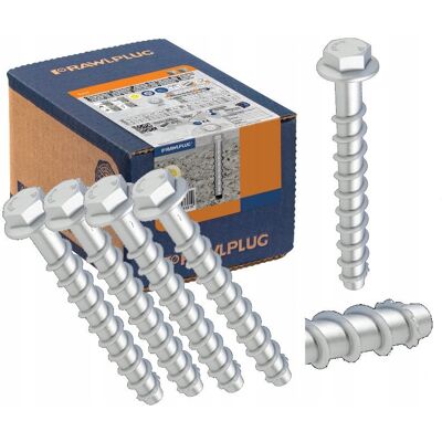 Inny producent WKRĘTY ŚRUBY DO BETONU OCYNK ŁEB HEKSAGONALNY HARTOWANY 6/7.9x75 mm 100szt Inny producent WKRĘTY ŚRUBY DO BETONU OCYNK ŁEB HEKSAGONALNY HARTOWANY 6/7.9x75 mm 100szt