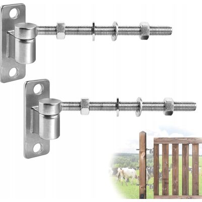 Inny producent ZAWIASY 2SZT M12-20CM ZESTAW SOLIDNE REGULOWANE DRZWI OGRODOWE METALOWE Inny producent ZAWIASY 2SZT M12-20CM ZESTAW SOLIDNE REGULOWANE DRZWI OGRODOWE METALOWE