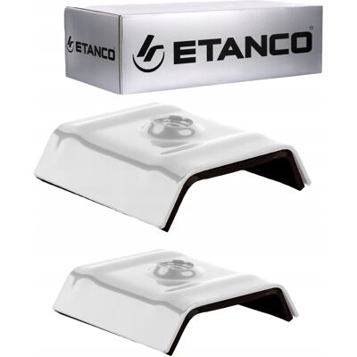 Etanco KALOTY STALOWE DEKARSKIE TRWAŁE GŁADKIE BIAŁE OZDOBNE 26 mm Etanco KALOTY STALOWE DEKARSKIE TRWAŁE GŁADKIE BIAŁE OZDOBNE 26 mm