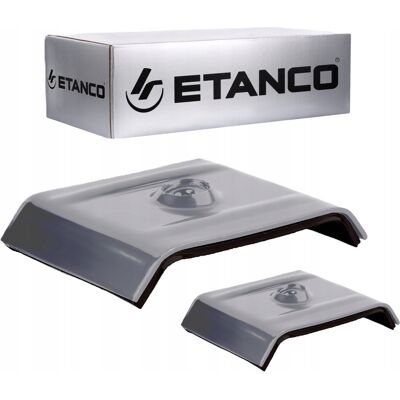 Etanco KALOTY STALOWE TRWAŁE DEKARSKIE GŁADKIE WYTRZYMAŁE SREBRNE 40 mm Etanco KALOTY STALOWE TRWAŁE DEKARSKIE GŁADKIE WYTRZYMAŁE SREBRNE 40 mm
