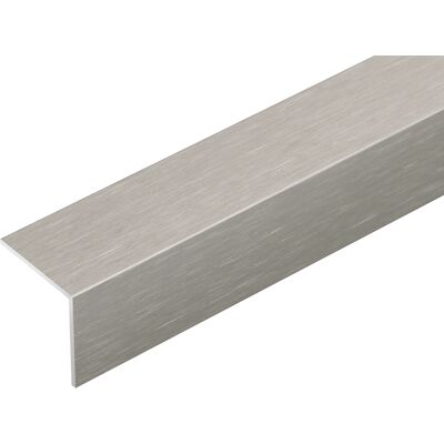Kątownik aluminiowy 20x20x1mm Cezar Tytan Szczotkowany Mat 2,60m Kątownik aluminiowy 20x20x1mm Cezar Tytan Szczotkowany Mat 2,60m