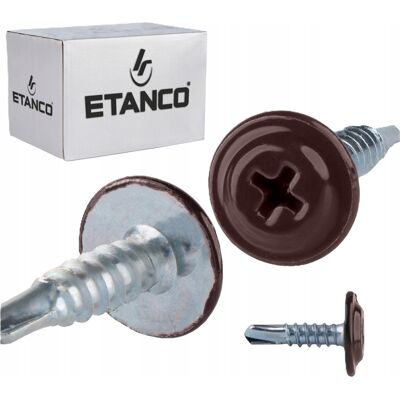 Etanco ŁĄCZNIKI MONTAŻOWE STALOWE BRĄZOWE TRWAŁE MOCNE SOLIDNE 4,2x16 mm Etanco ŁĄCZNIKI MONTAŻOWE STALOWE BRĄZOWE TRWAŁE MOCNE SOLIDNE 4,2x16 mm