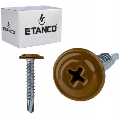Etanco ŁĄCZNIKI MONTAŻOWE WKRĘTY SAMOGWINTUJĄCE SAMOWIERCĄCE STAL 4,2x25 mm Etanco ŁĄCZNIKI MONTAŻOWE WKRĘTY SAMOGWINTUJĄCE SAMOWIERCĄCE STAL 4,2x25 mm