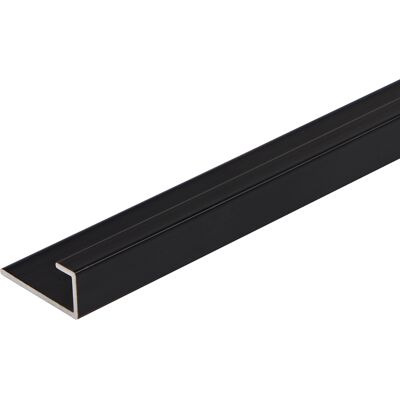 Listwa aluminiowa startowa do paneli SPC Cezar Czarny RAL9005 mat 2,80m Listwa aluminiowa startowa do paneli SPC Cezar Czarny RAL9005 mat 2,80m