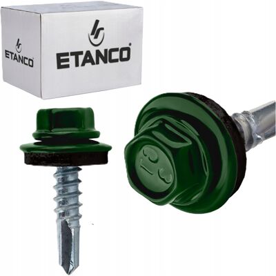 Etanco SAMOWIERCĄCE WKRĘTY DO STALI BLACHY METALU Z PODKŁADKĄ 4,8x19 mm Etanco SAMOWIERCĄCE WKRĘTY DO STALI BLACHY METALU Z PODKŁADKĄ 4,8x19 mm