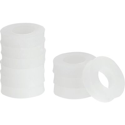 Inny producent Uszczelka silikonowa 12x6 mm 10 szt. podkładki do prysznica i kranu Inny producent Uszczelka silikonowa 12x6 mm 10 szt. podkładki do prysznica i kranu