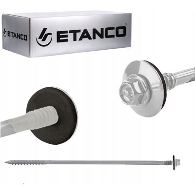 Etanco WKRĘTY GTR W SP A19 DO PŁYT WARSTWOWYCH USZCZELKA EPDM 210 mm Etanco WKRĘTY GTR W SP A19 DO PŁYT WARSTWOWYCH USZCZELKA EPDM 210 mm