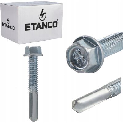 Etanco WKRĘTY SAMOWIERCĄCE METAL BLACHĘ STAL NA KLUCZ NASADOWY 5,5x35 mm Etanco WKRĘTY SAMOWIERCĄCE METAL BLACHĘ STAL NA KLUCZ NASADOWY 5,5x35 mm