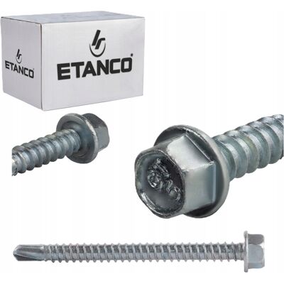 Etanco WKRĘTY SAMOWIERCĄCE METAL STAL BLACHĘ NA KLUCZ NASADOWY 5,5x70 mm Etanco WKRĘTY SAMOWIERCĄCE METAL STAL BLACHĘ NA KLUCZ NASADOWY 5,5x70 mm
