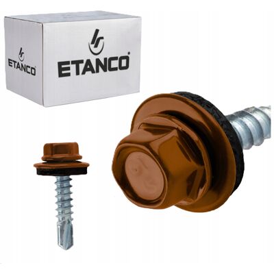 Etanco WKRĘTY SAMOWIERCĄCE W METALU STALI Z PODKŁADKĄ I USZCZELKĄ 5,5x25 mm Etanco WKRĘTY SAMOWIERCĄCE W METALU STALI Z PODKŁADKĄ I USZCZELKĄ 5,5x25 mm