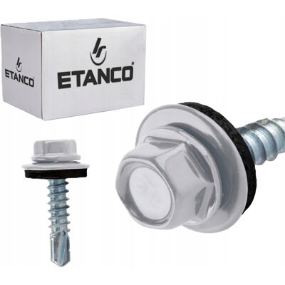 Etanco WKRĘTY SAMOWIERCĄCE W STALI METALU Z USZCZELKĄ I PODKŁADKĄ 5,5x25 mm Etanco WKRĘTY SAMOWIERCĄCE W STALI METALU Z USZCZELKĄ I PODKŁADKĄ 5,5x25 mm