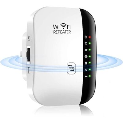 Inny producent Repeater Wi-Fi wzmacniacz sygnału do 100 m² dla 45+ urządzeń Inny producent Repeater Wi-Fi wzmacniacz sygnału do 100 m² dla 45+ urządzeń