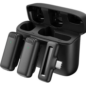 Inny producent 2x BEZPRZEWODOWY MIKROFON KRAWATOWY KLIPS USB-C Inny producent 2x BEZPRZEWODOWY MIKROFON KRAWATOWY KLIPS USB-C