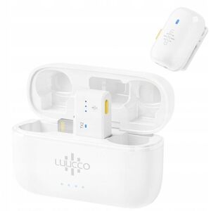 Inny producent 2x Mini Bezprzewodowy Mikrofon Krawatowy 100m Do Apple Iphone Lightning / Minipods K2 / Lightning / Biały Inny producent 2x Mini Bezprzewodowy Mikrofon Krawatowy 100m Do Apple Iphone Lightning / Minipods K2 / Lightning / Biały
