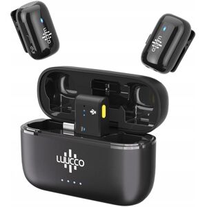Inny producent 2x Mini Bezprzewodowy Mikrofon Krawatowy 100m Do Telefonu Usb Type-c Usb-c / Minipods K2 / Czarny Inny producent 2x Mini Bezprzewodowy Mikrofon Krawatowy 100m Do Telefonu Usb Type-c Usb-c / Minipods K2 / Czarny