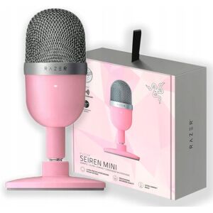 Mikrofon pojemnościowy Razer Seiren Mini Quartz Pink Różowy Mikrofon pojemnościowy Razer Seiren Mini Quartz Pink Różowy
