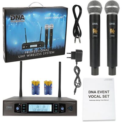 DNA EVENT VOCAL SET bezprzewodowy system mikrofonowy DNA EVENT VOCAL SET bezprzewodowy system mikrofonowy