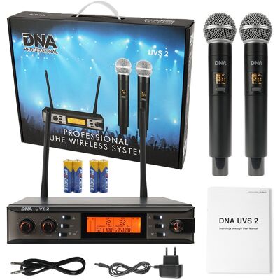 DNA UVS 2 bezprzewodowy mikrofonowy system nagłośnienia 518-542 MHz DNA UVS 2 bezprzewodowy mikrofonowy system nagłośnienia 518-542 MHz