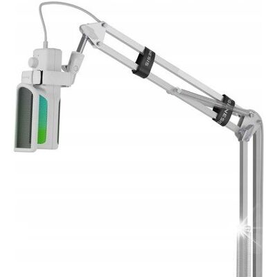 Inny producent Mikrofon Genesis Radium 251 USB Ramię Biały / NGM-2355 Inny producent Mikrofon Genesis Radium 251 USB Ramię Biały / NGM-2355