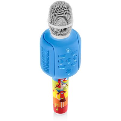 ETA Mikrofon Karaoke Gogen Dla Dzieci Deckomikrofonb Niebieski ETA Mikrofon Karaoke Gogen Dla Dzieci Deckomikrofonb Niebieski